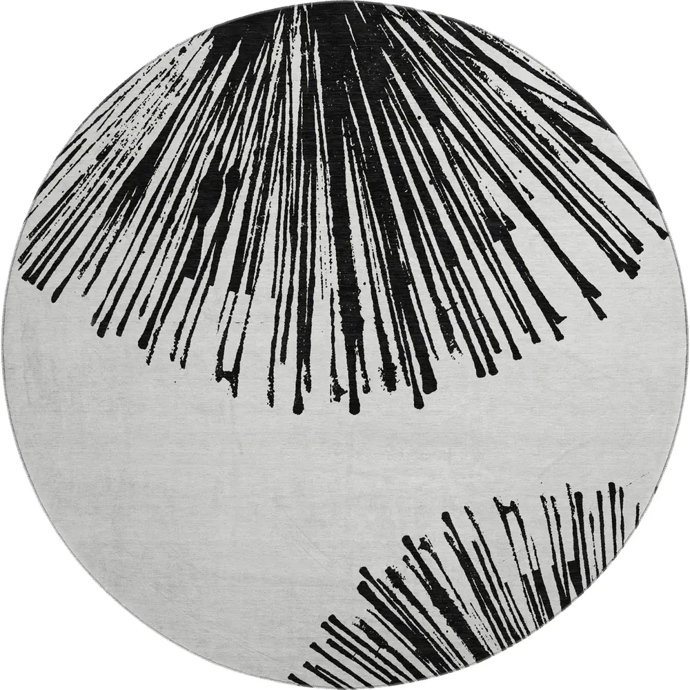 Mayfield AMF642 Black 8' x 8' Rug