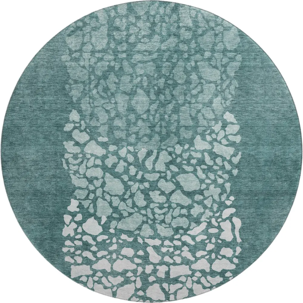 Mayfield AMF643 Teal 8' x 8' Rug