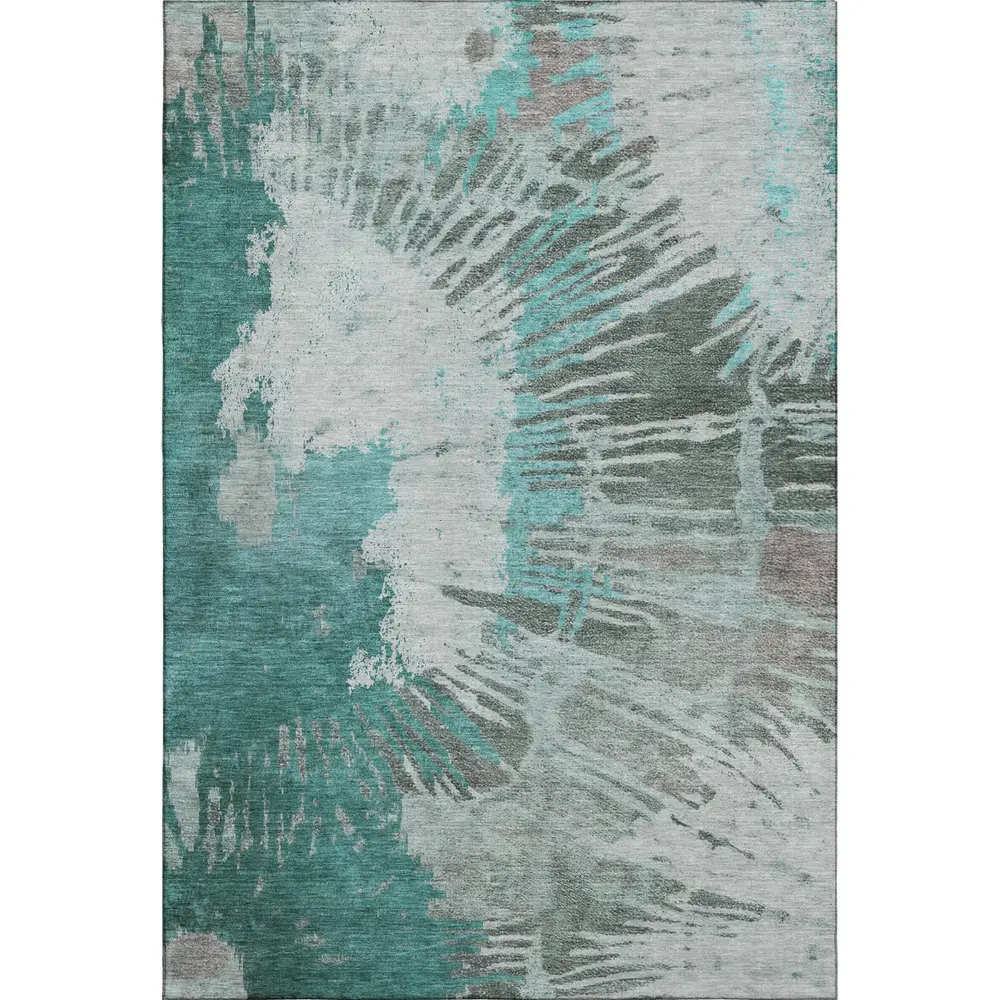 Mayfield AMF645 Teal 9' x 12' Rug