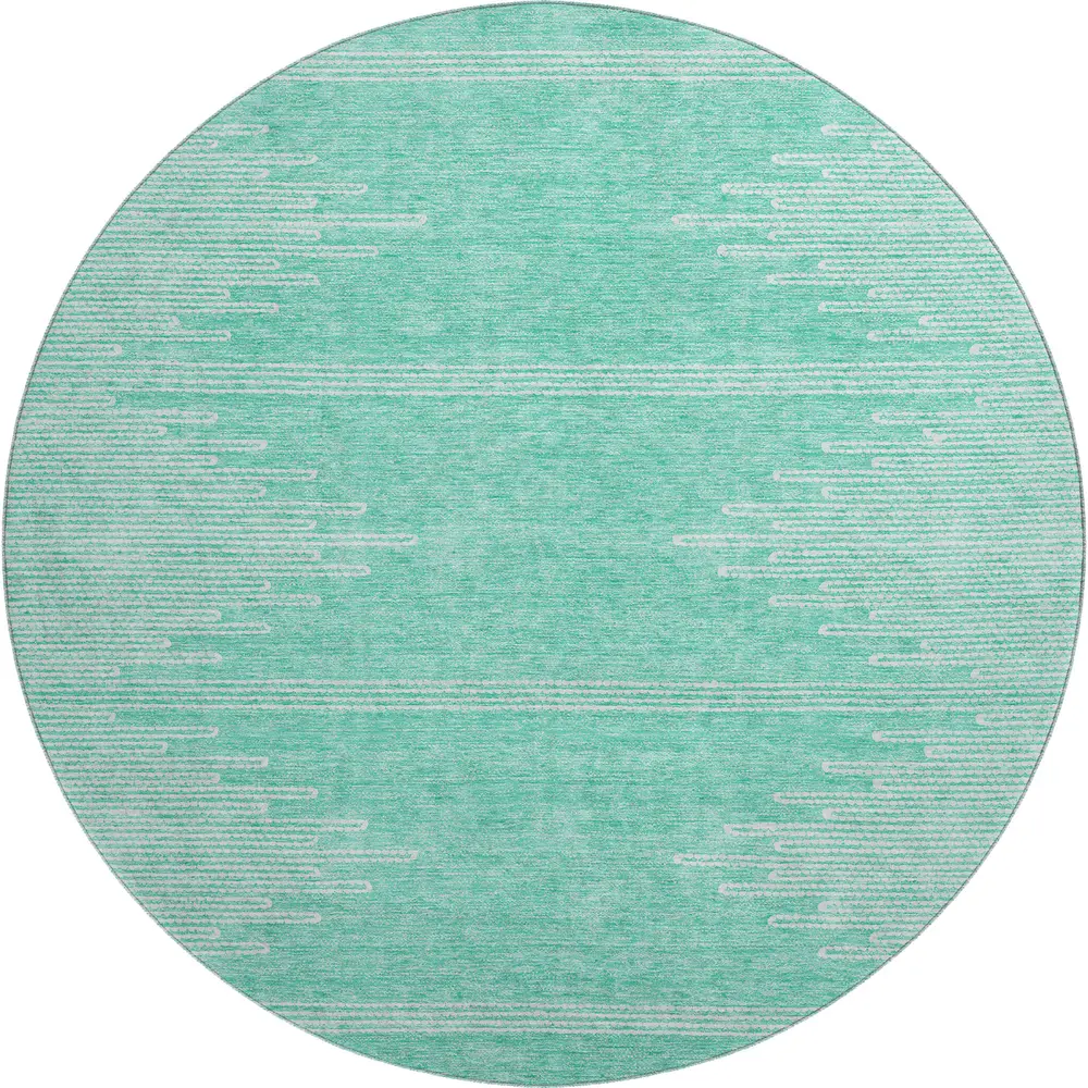 Mayfield AMF647 Teal 8' x 8' Rug