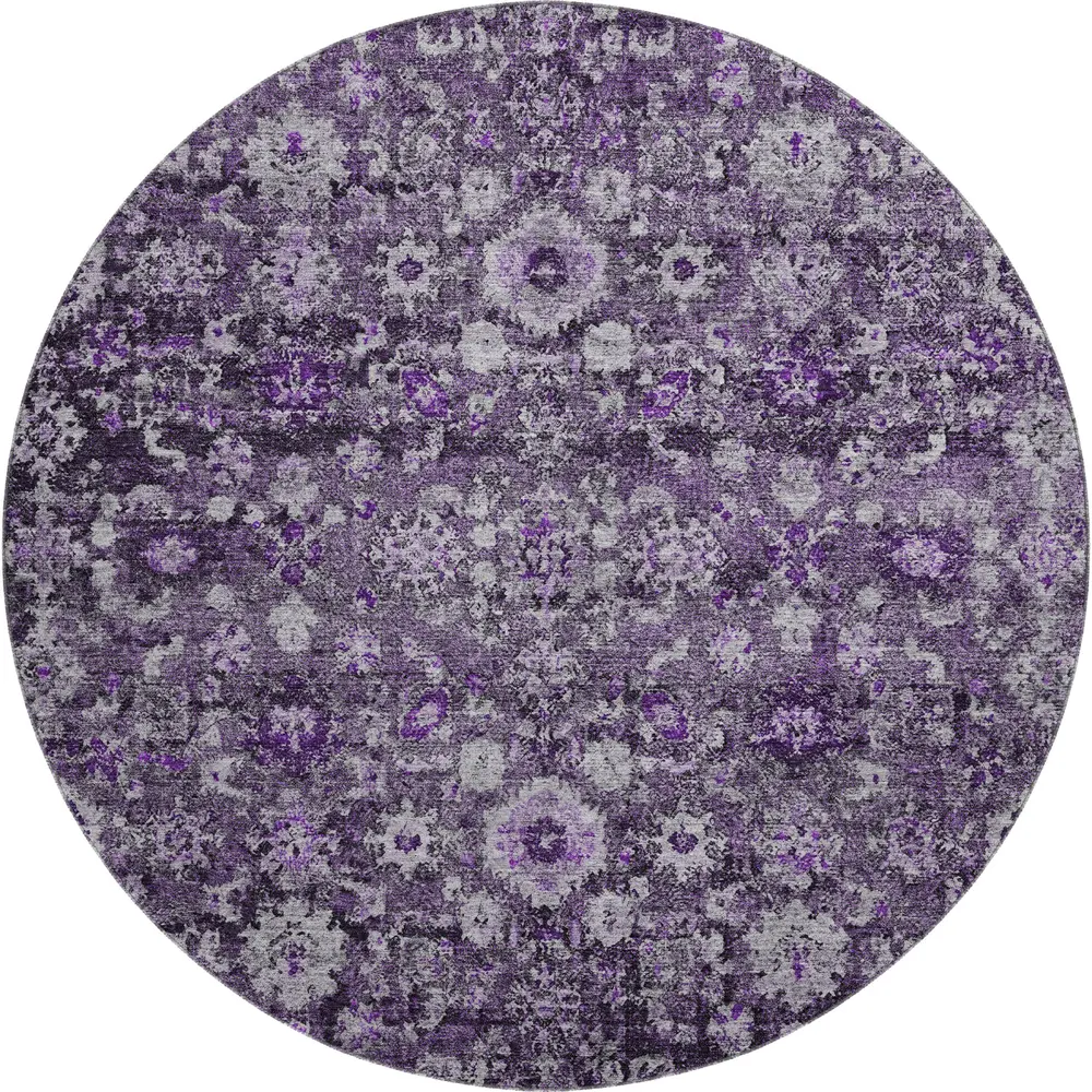 Mayfield AMF651 Purple 8' x 8' Rug