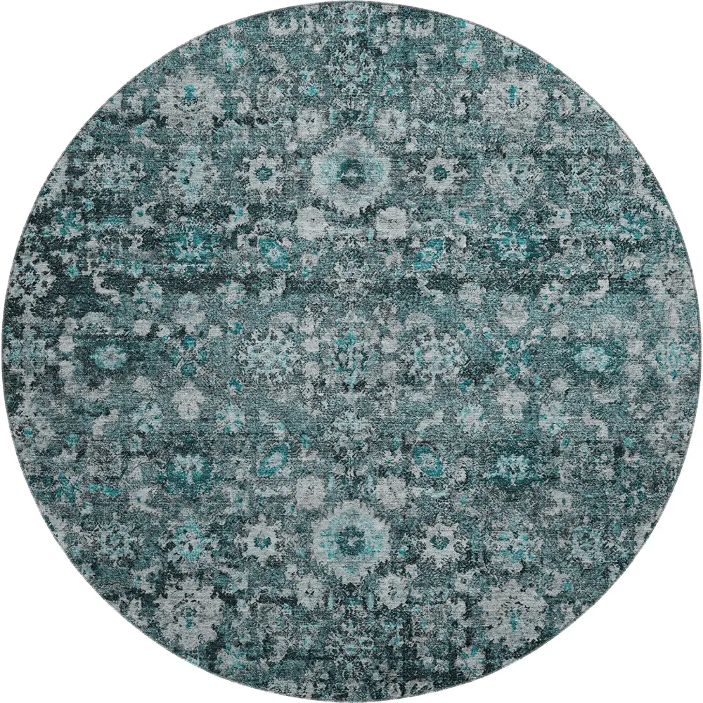 Mayfield AMF651 Teal 8' x 8' Rug