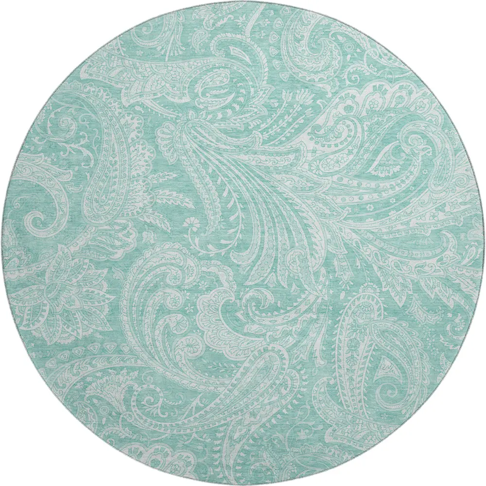 Mayfield AMF654 Teal 8' x 8' Rug