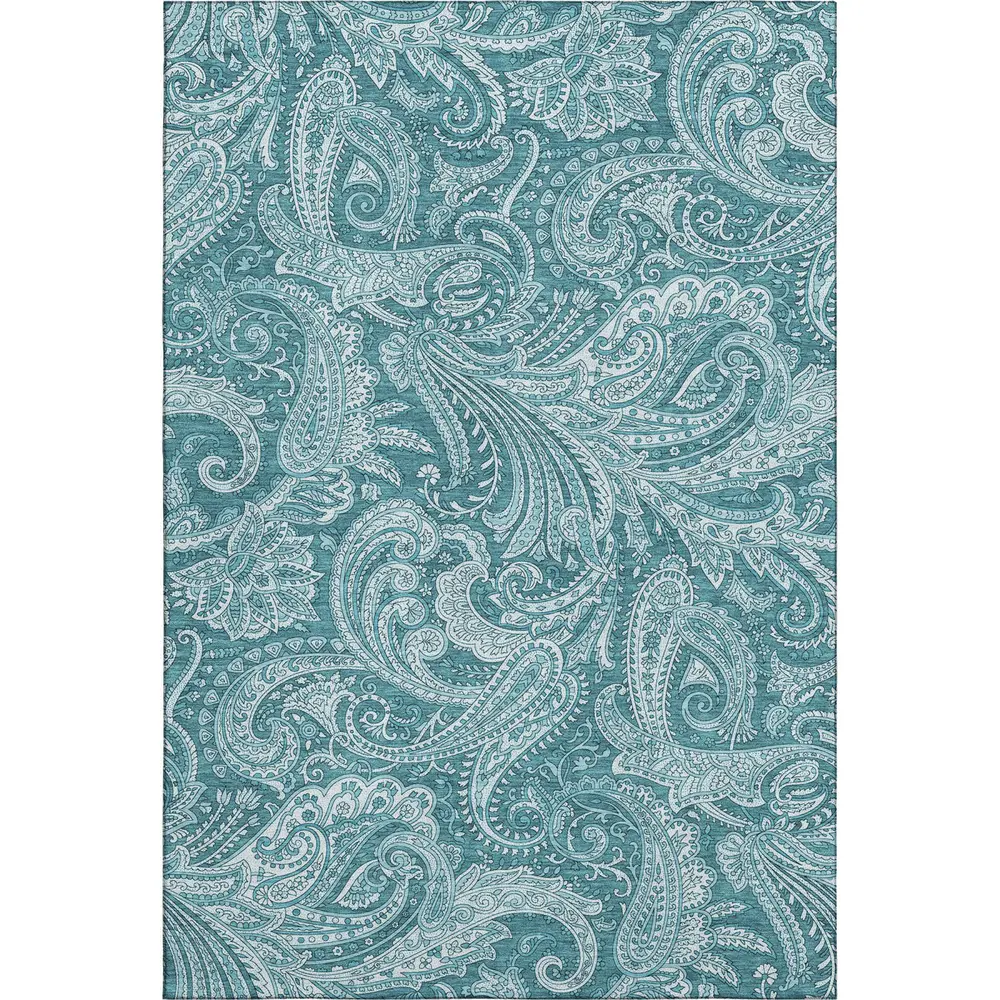 Mayfield AMF654 Turquoise 9' x 12' Rug