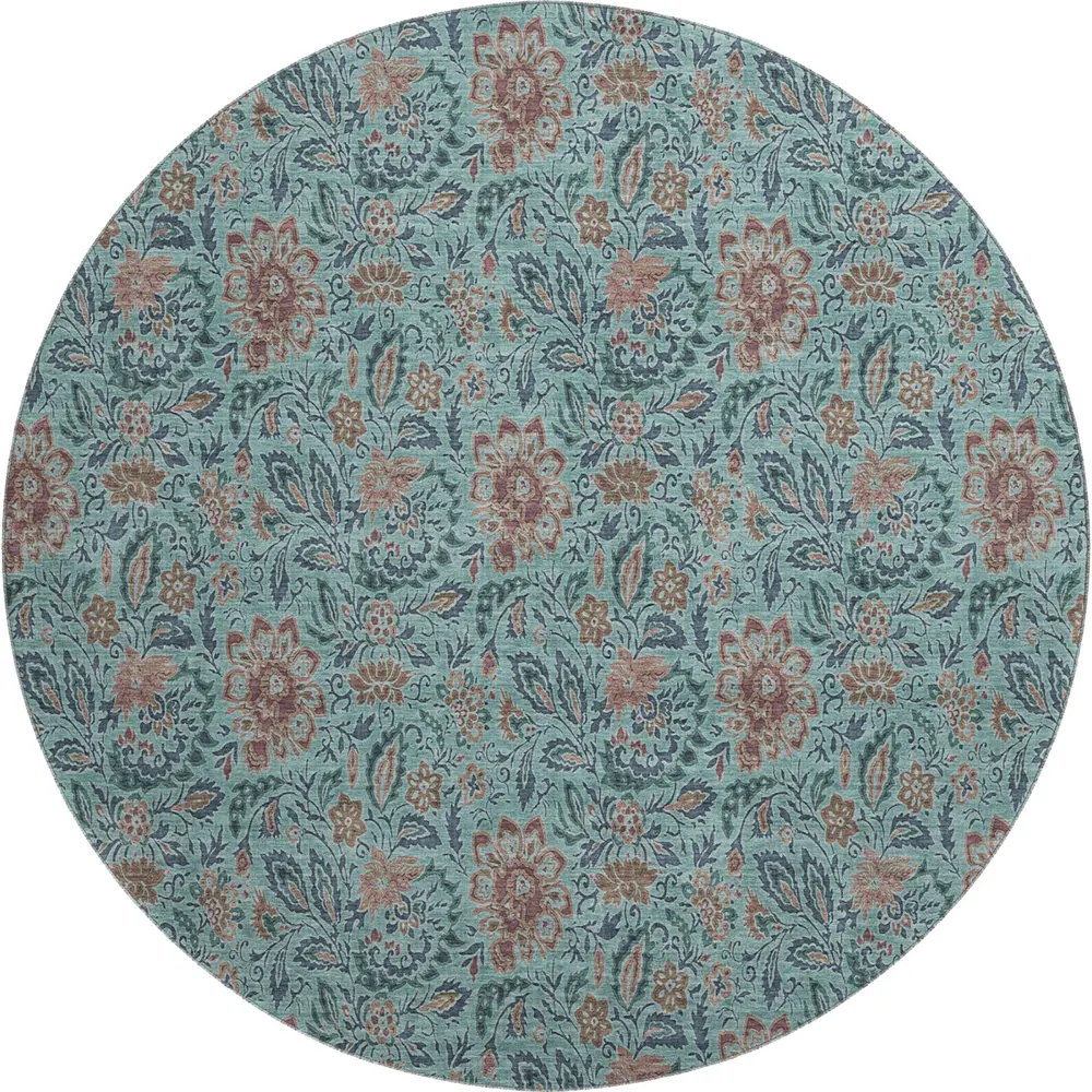 Mayfield AMF660 Teal 8' x 8' Rug
