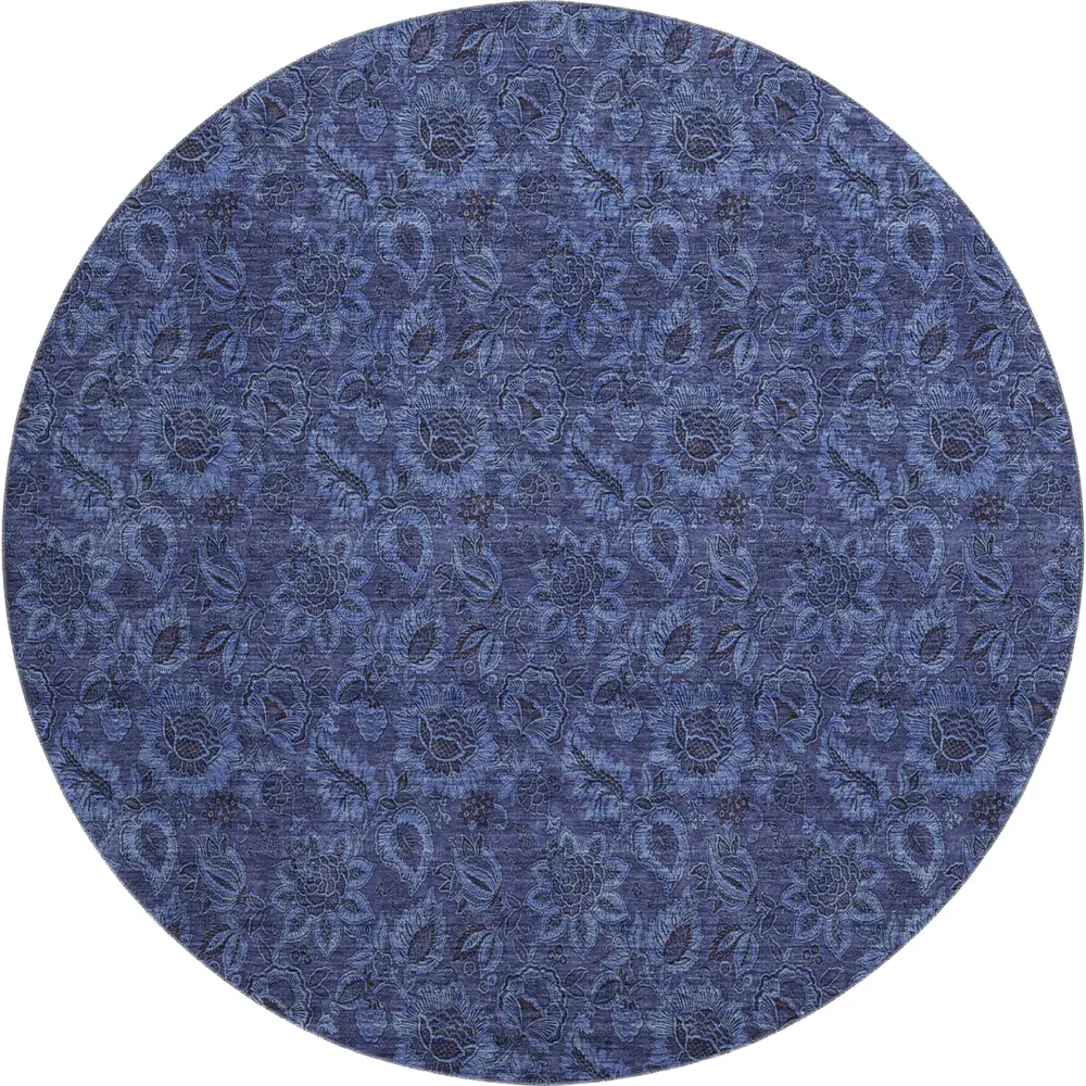 Mayfield AMF661 Navy 8' x 8' Rug