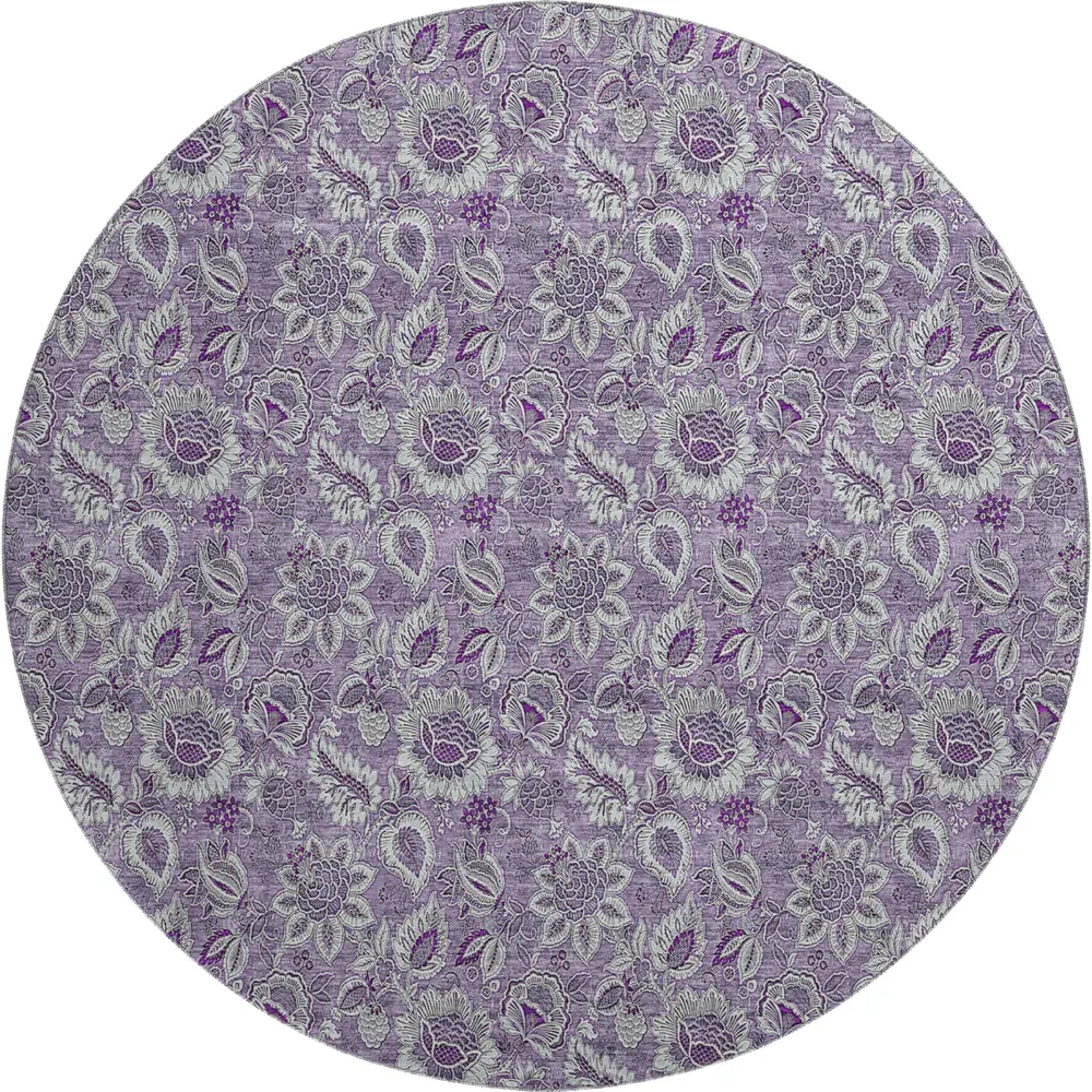 Mayfield AMF661 Purple 8' x 8' Rug