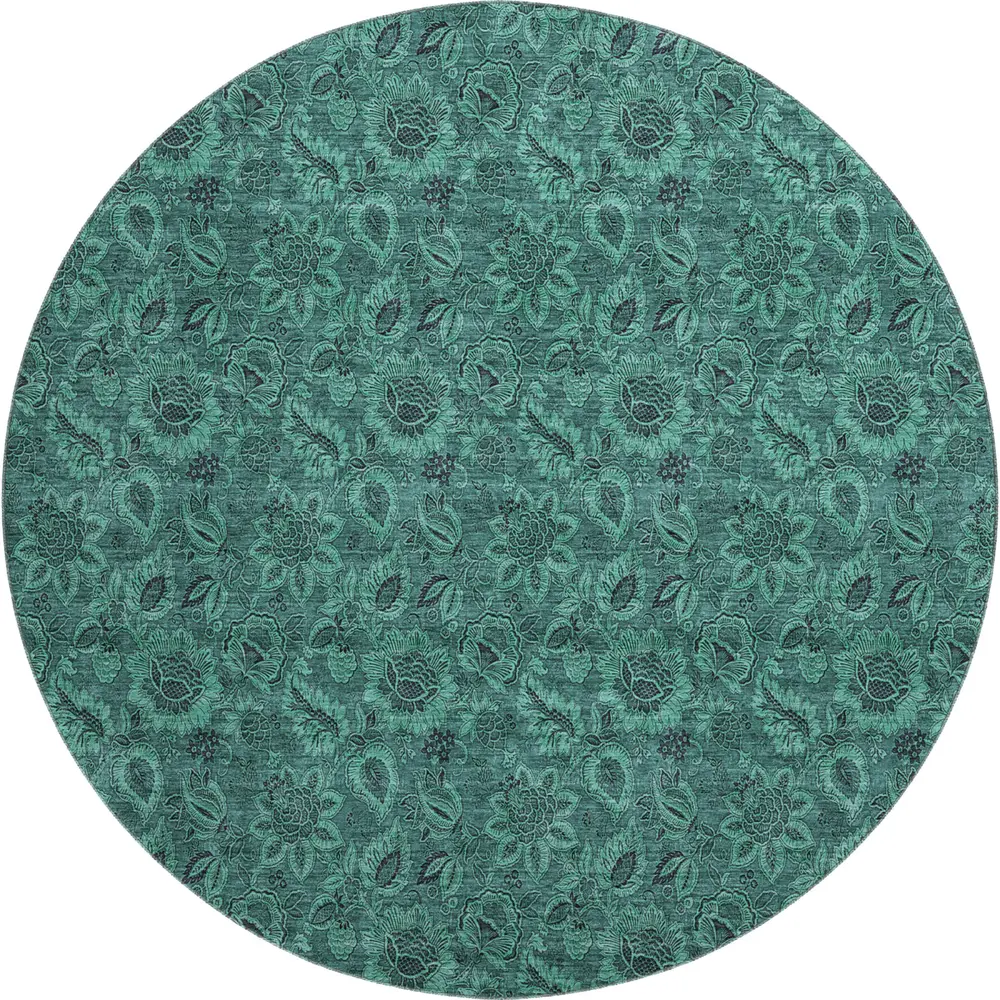 Mayfield AMF661 Teal 8' x 8' Rug