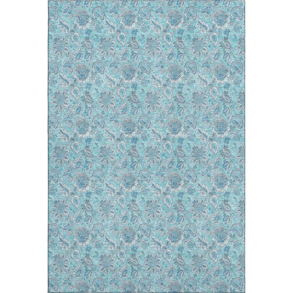 Mayfield AMF662 Aqua 3' x 5' Rug
