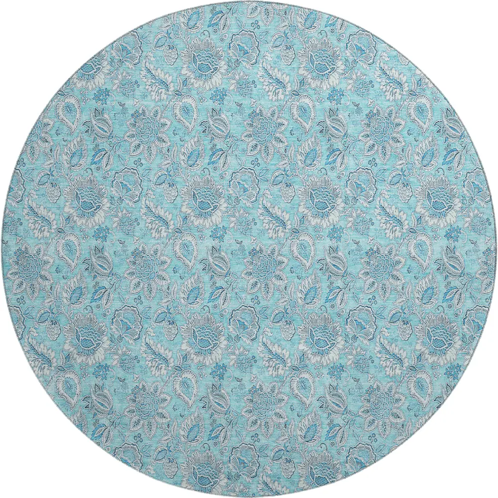 Mayfield AMF662 Aqua 8' x 8' Rug