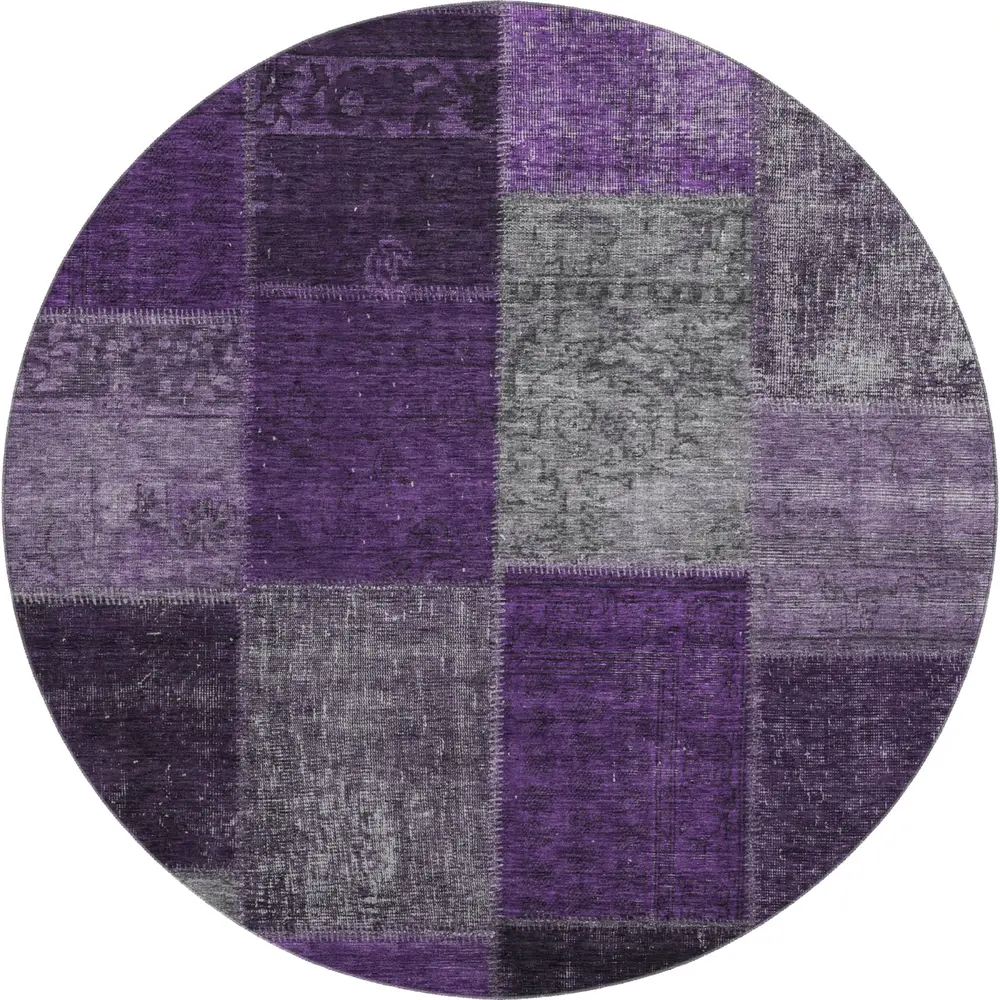 Mayfield AMF663 Eggplant 8' x 8' Rug