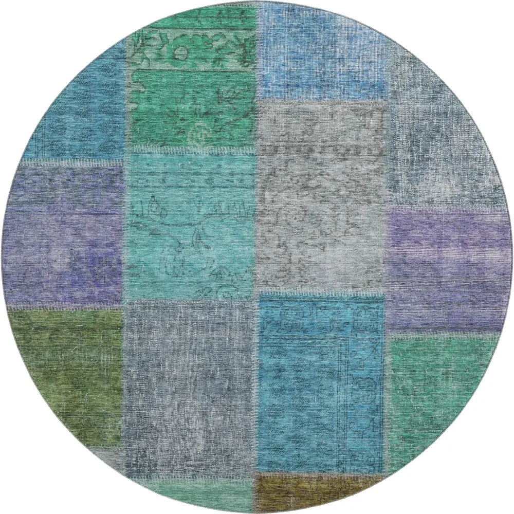 Mayfield AMF663 Green 8' x 8' Rug