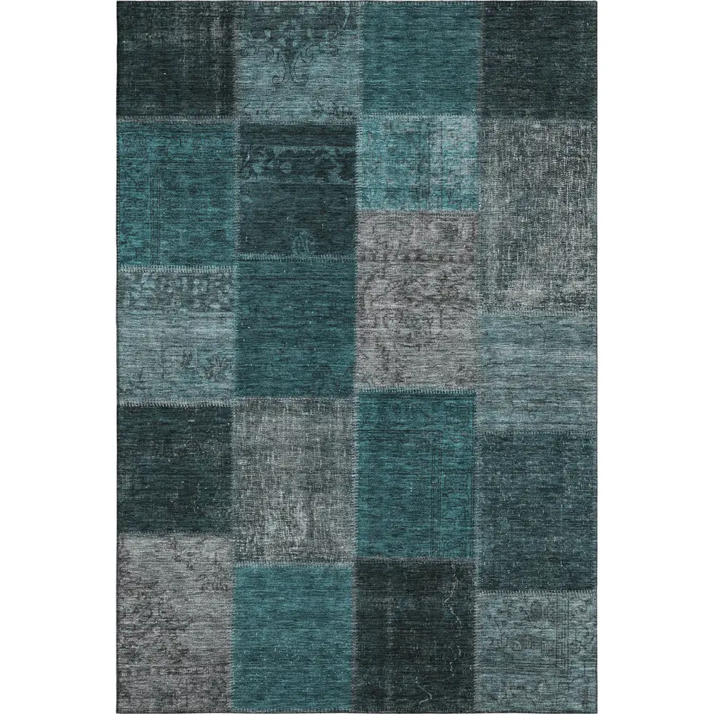 Mayfield AMF663 Teal 3' x 5' Rug