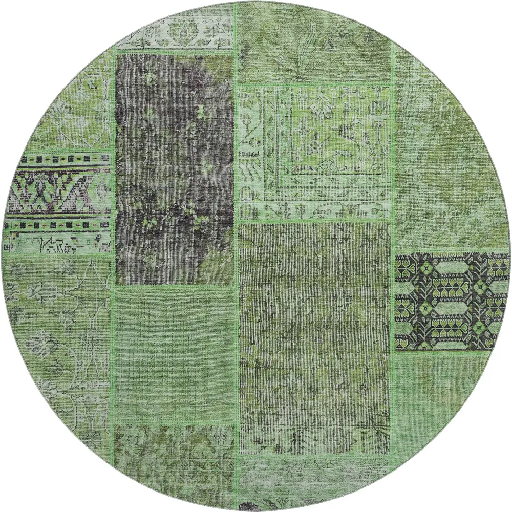 Mayfield AMF669 Green 8' x 8' Rug