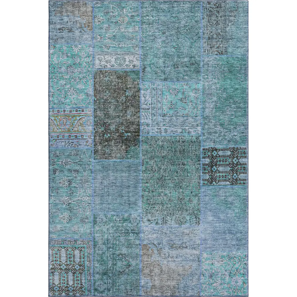 Mayfield AMF669 Teal 9' x 12' Rug