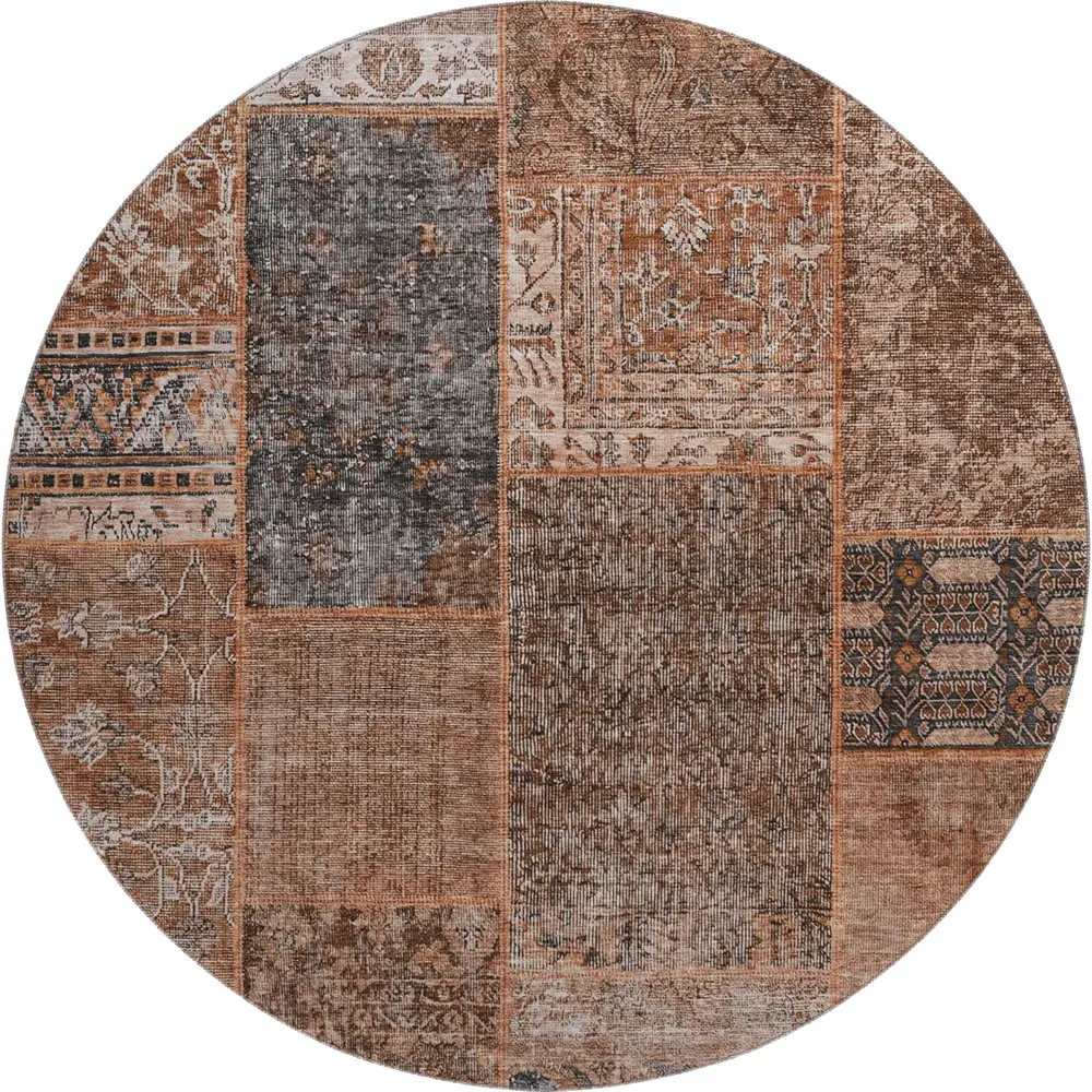 Mayfield AMF669 Terracotta 8' x 8' Rug