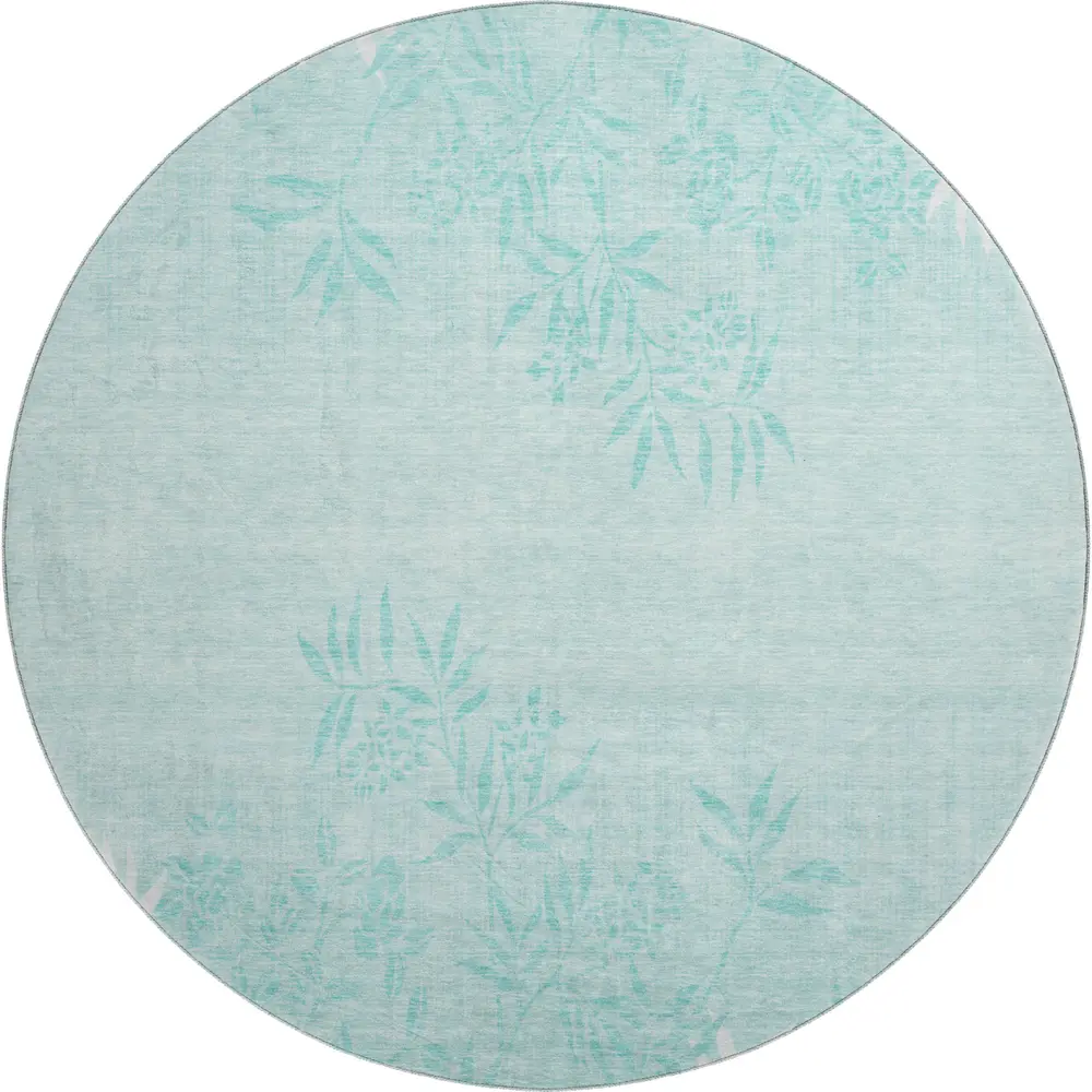 Mayfield AMF673 Teal 8' x 8' Rug