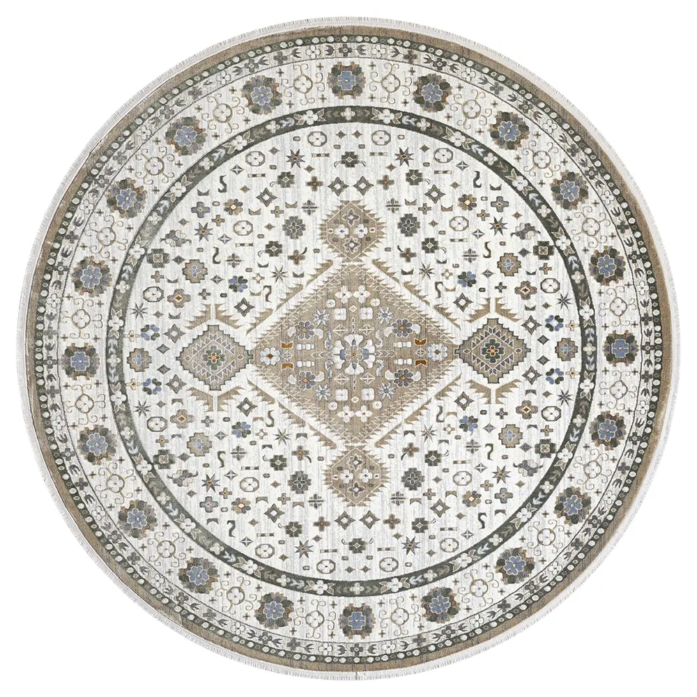 United Weavers Hudson Joy Cream Round Rug 7'11