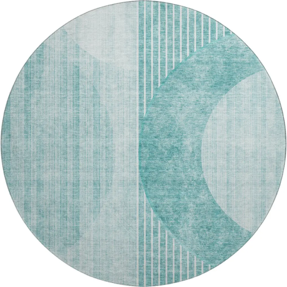 Mayfield AMF676 Teal 8' x 8' Rug
