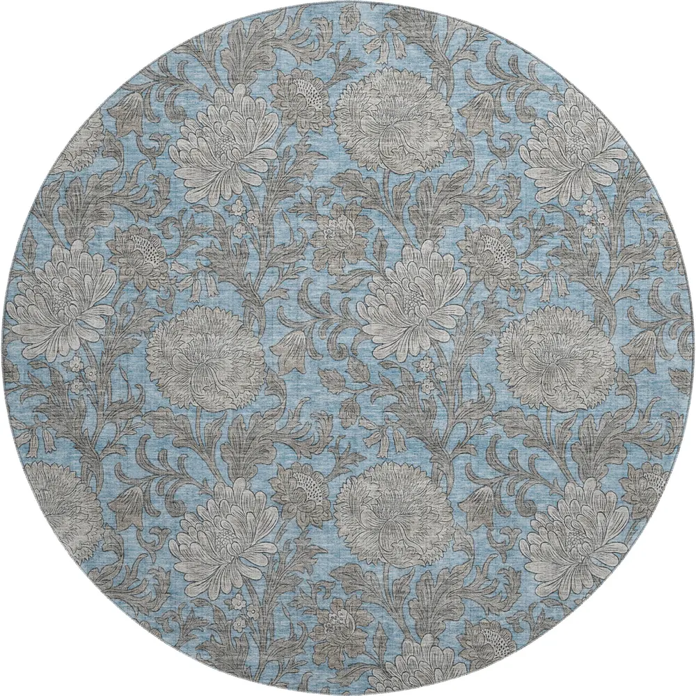 Mayfield AMF677 Blue 8' x 8' Rug