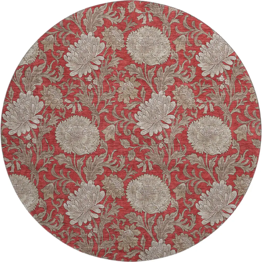 Mayfield AMF677 Red 8' x 8' Rug