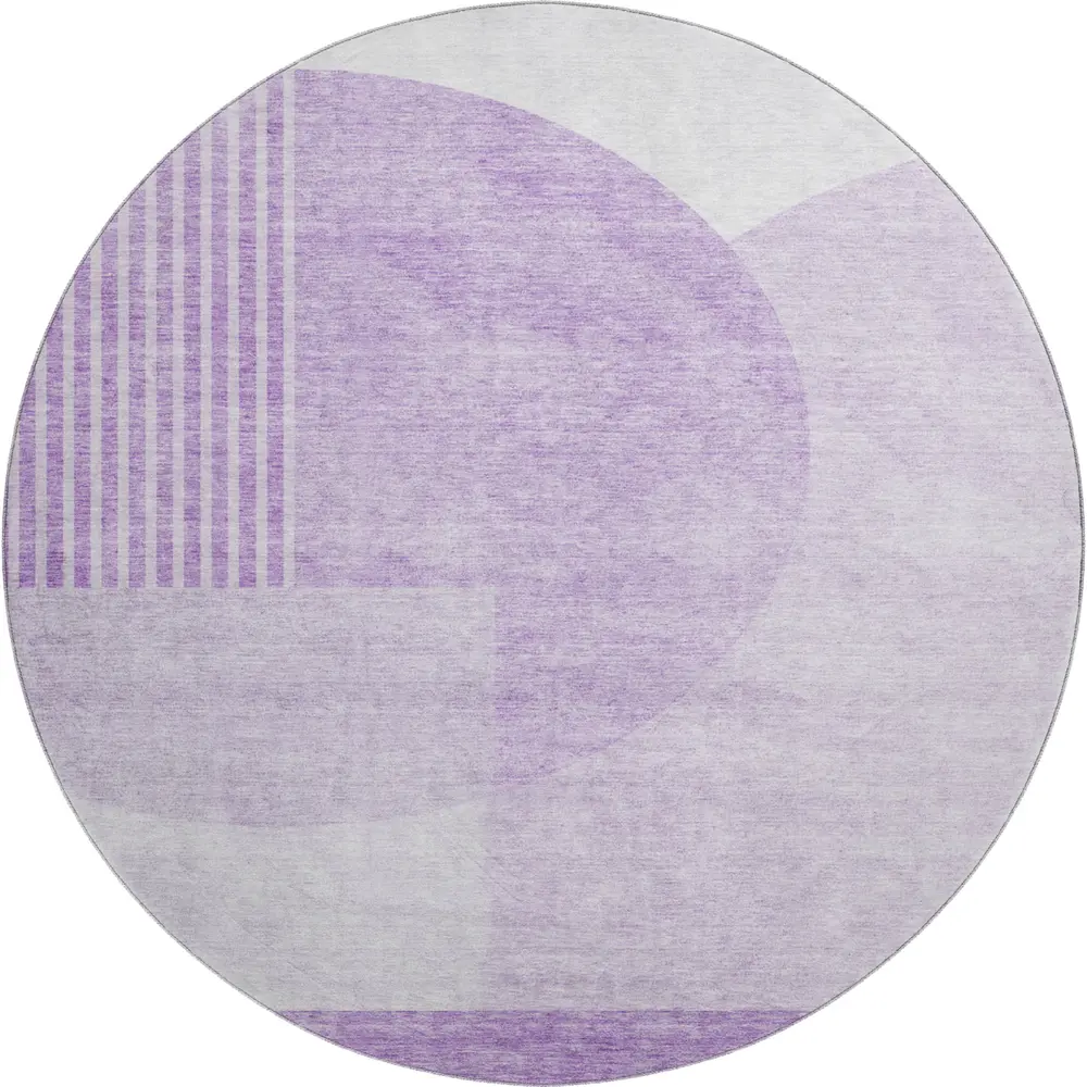 Mayfield AMF678 Purple 8' x 8' Rug