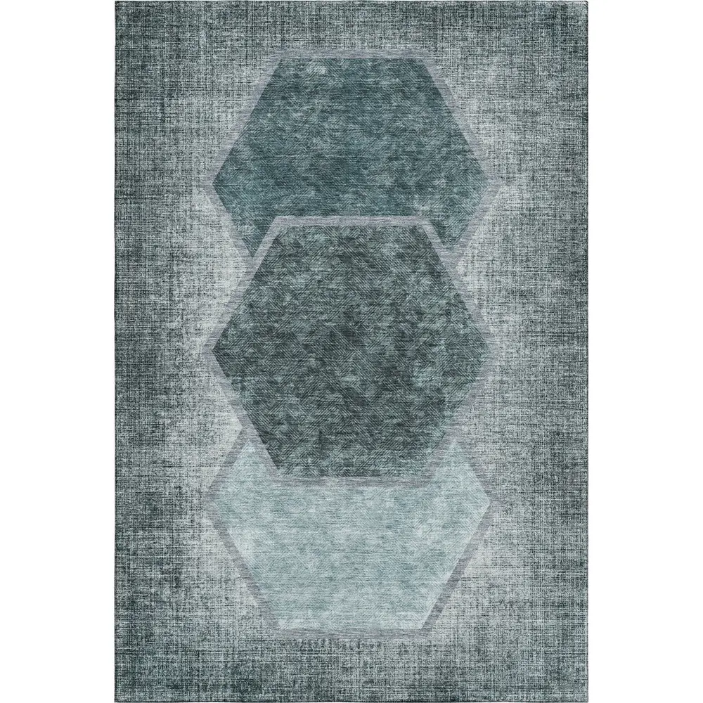 Mayfield AMF679 Teal 10' x 14' Rug