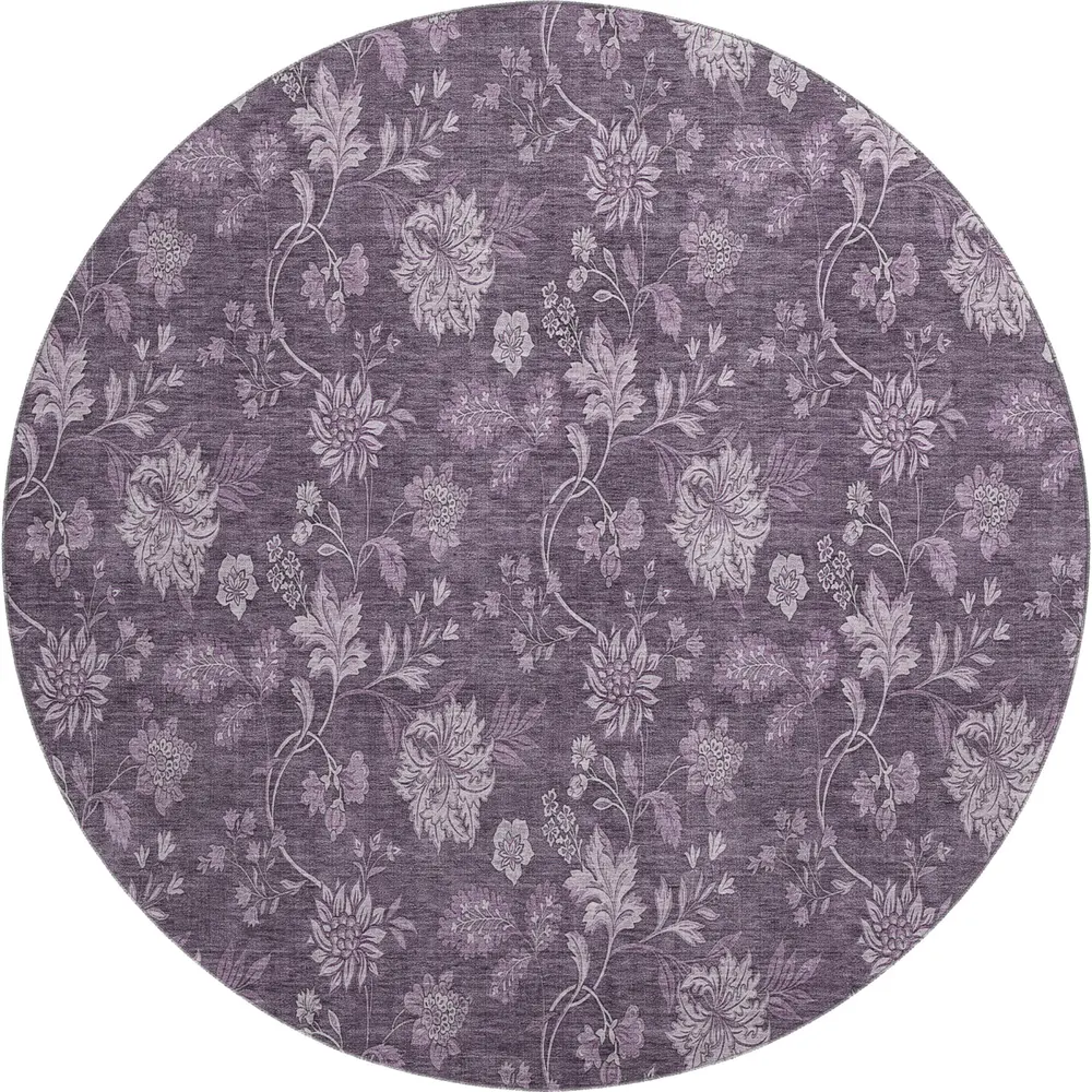 Mayfield AMF680 Plum 8' x 8' Rug