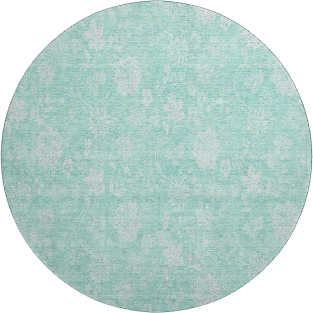 Mayfield AMF681 Aqua 8' x 8' Rug