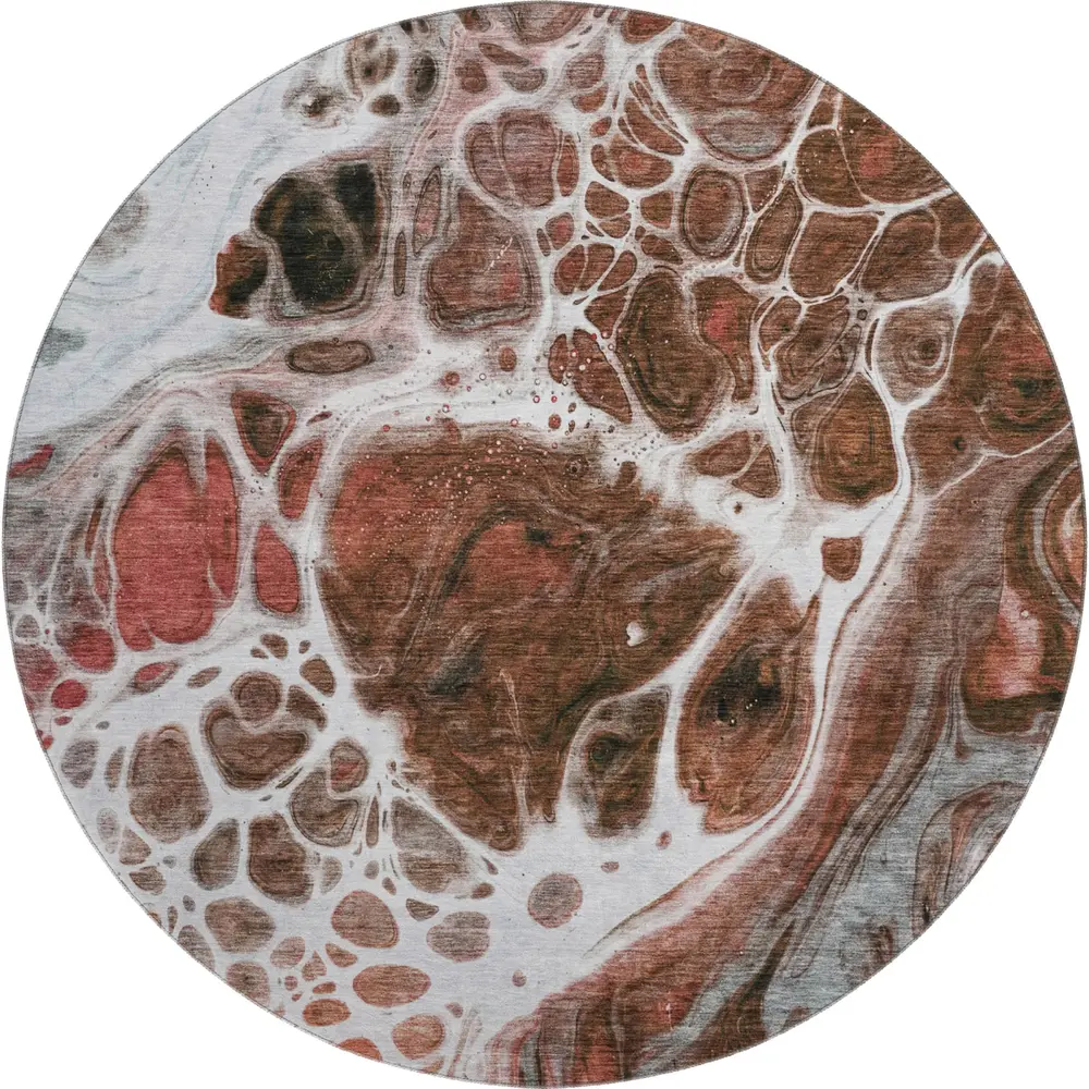 Mayfield AMF682 Paprika 8' x 8' Rug