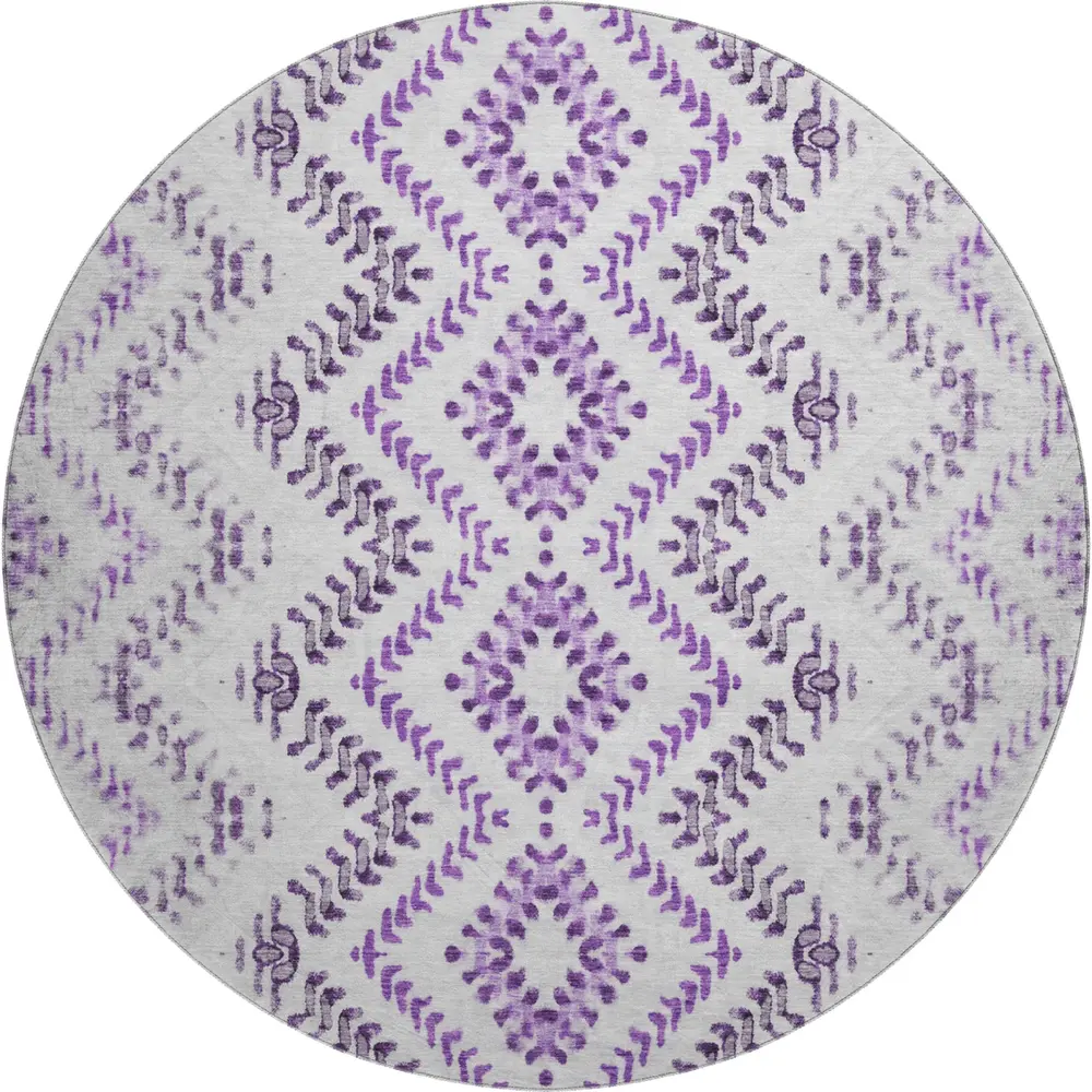 Mayfield AMF684 Purple 8' x 8' Rug
