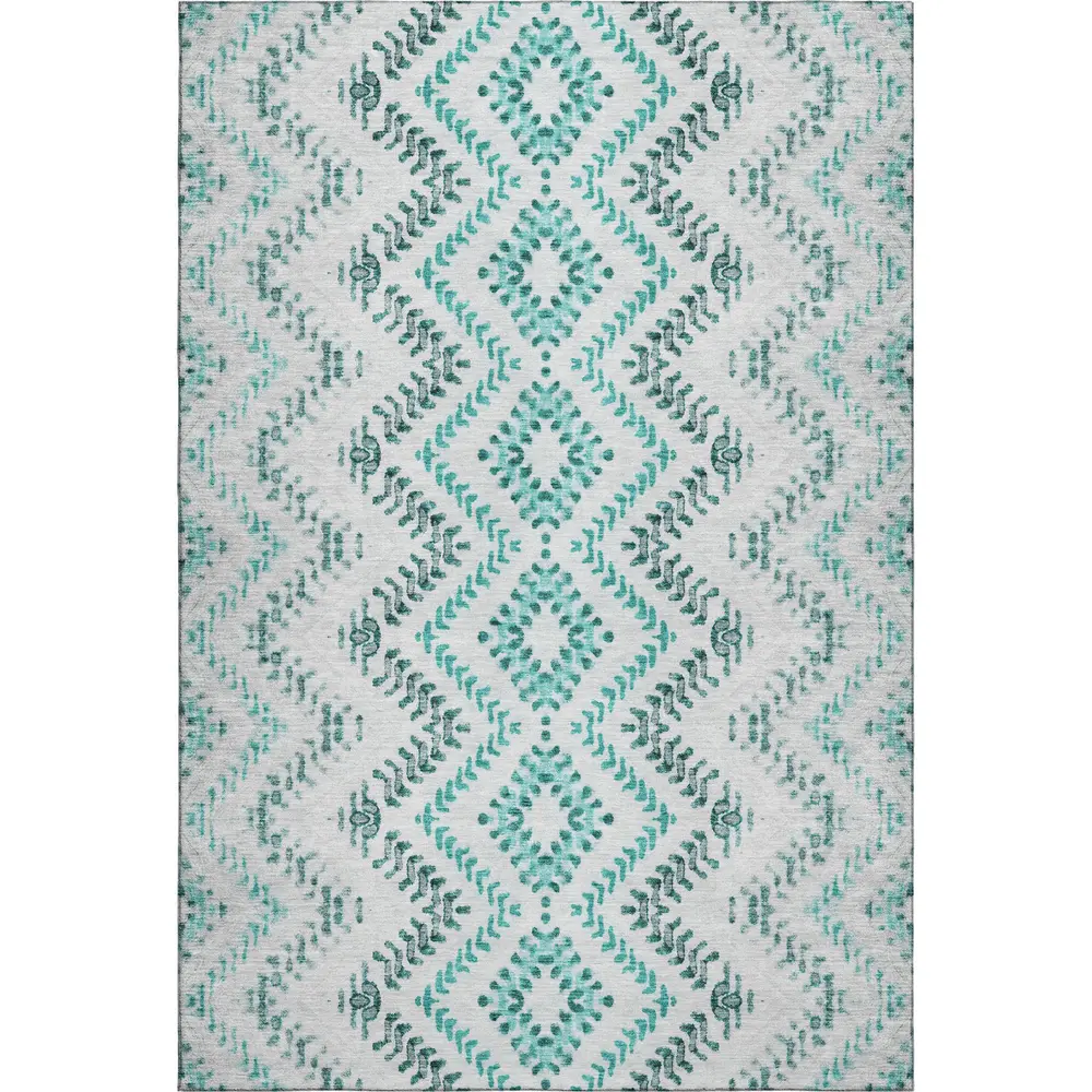 Mayfield AMF684 Teal 8' x 10' Rug