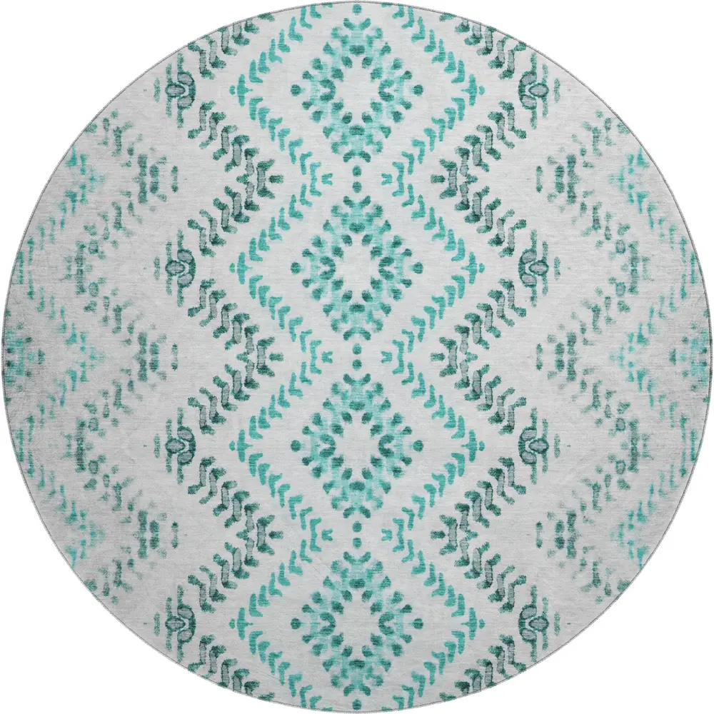 Mayfield AMF684 Teal 8' x 8' Rug