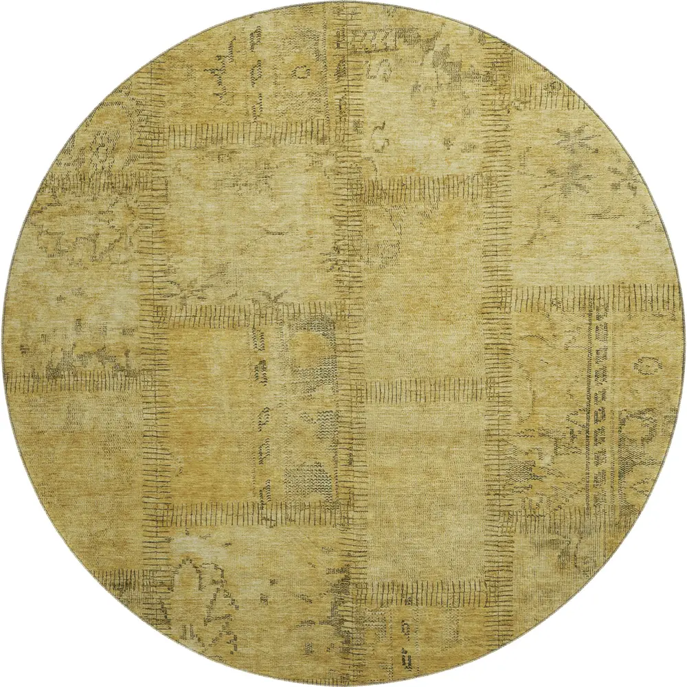Mayfield AMF685 Gold 8' x 8' Rug