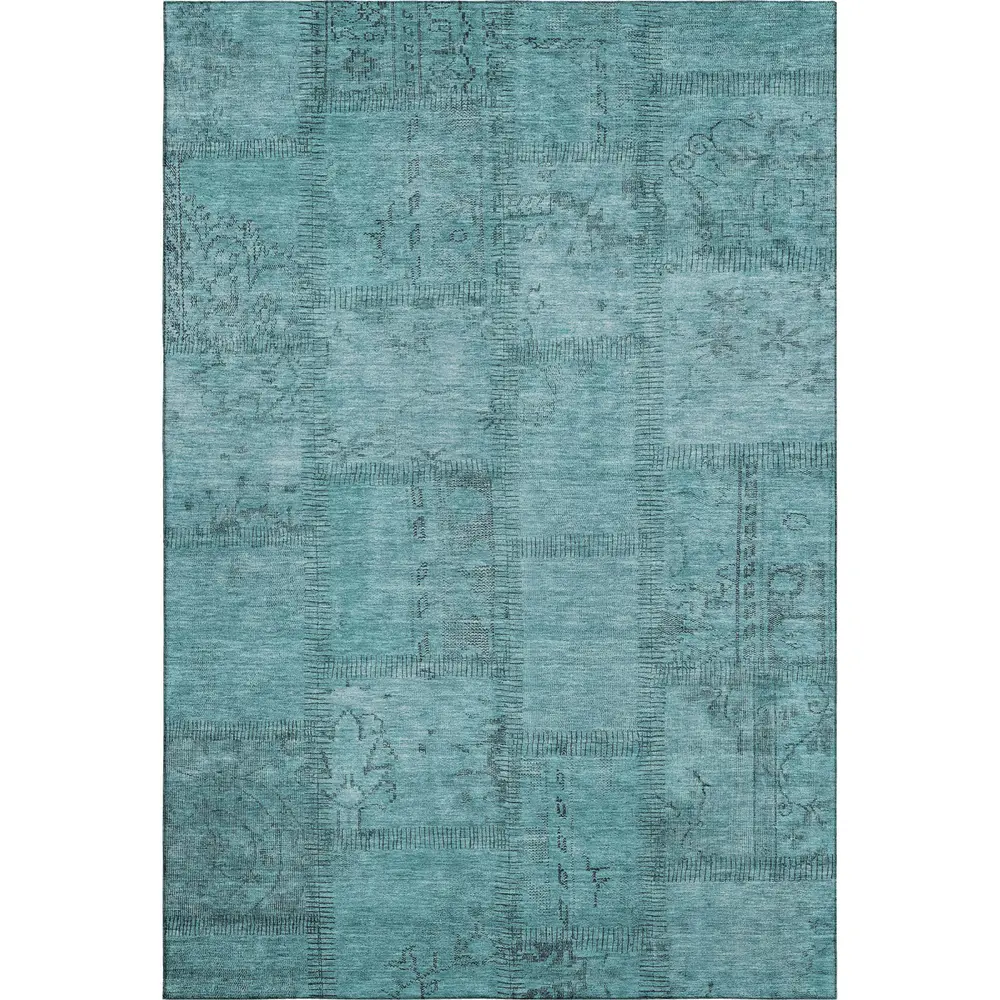 Mayfield AMF685 Teal 8' x 10' Rug