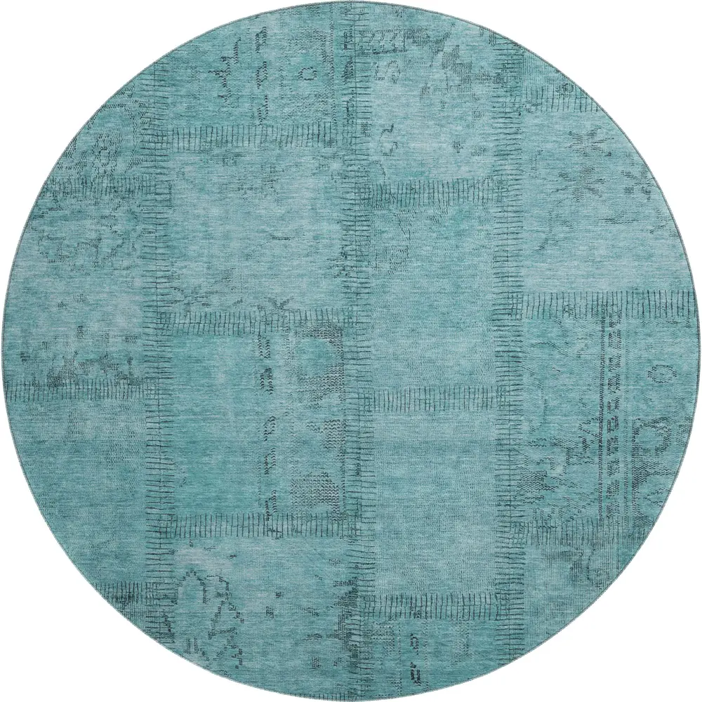 Mayfield AMF685 Teal 8' x 8' Rug