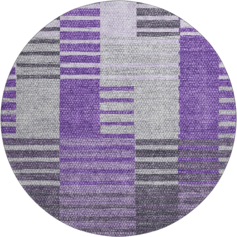 Mayfield AMF687 Purple 8' x 8' Rug