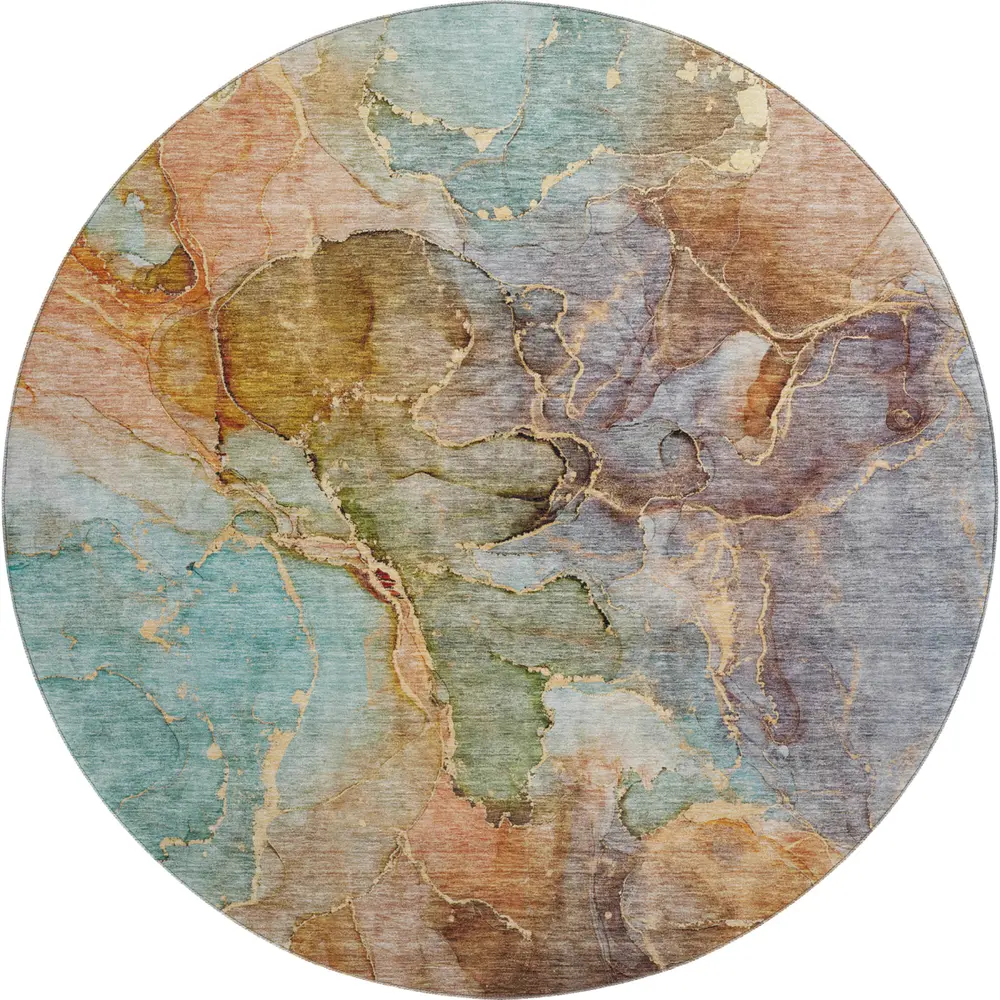 Mayfield AMF689 Coral 8' x 8' Rug