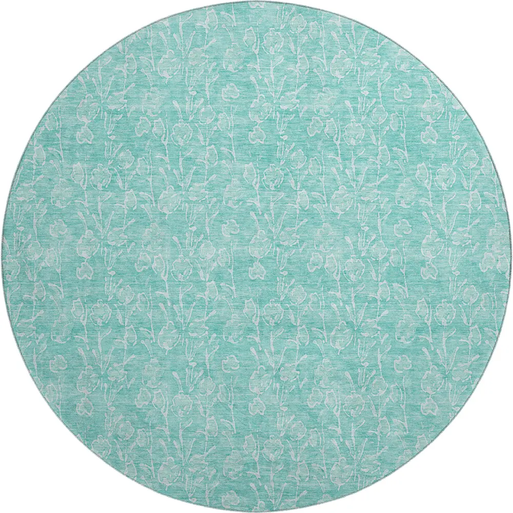 Mayfield AMF691 Teal 8' x 8' Rug
