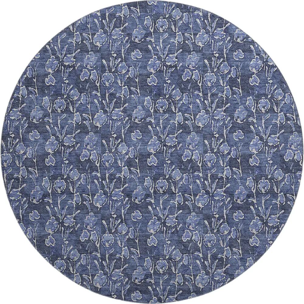 Mayfield AMF692 Navy 8' x 8' Rug
