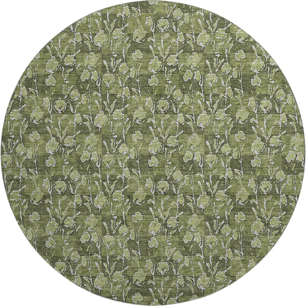 Mayfield AMF692 Olive 8' x 8' Rug