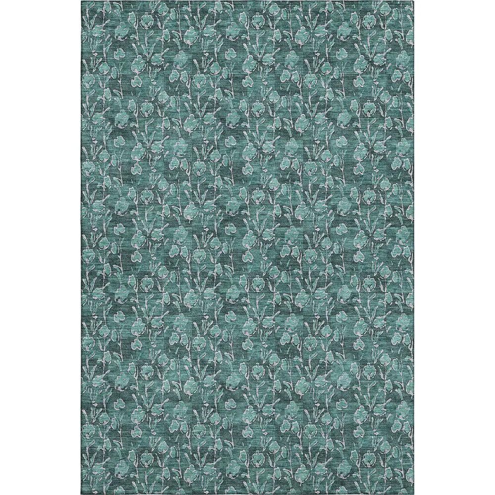 Mayfield AMF692 Teal 3' x 5' Rug