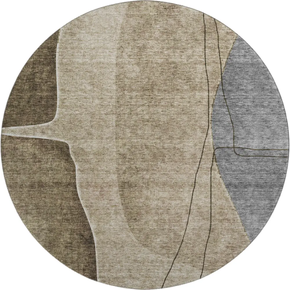 Mayfield AMF696 Brown 8' x 8' Rug