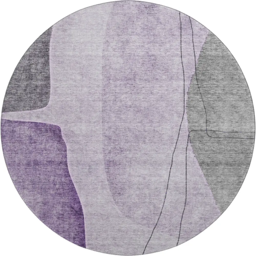Mayfield AMF696 Purple 8' x 8' Rug
