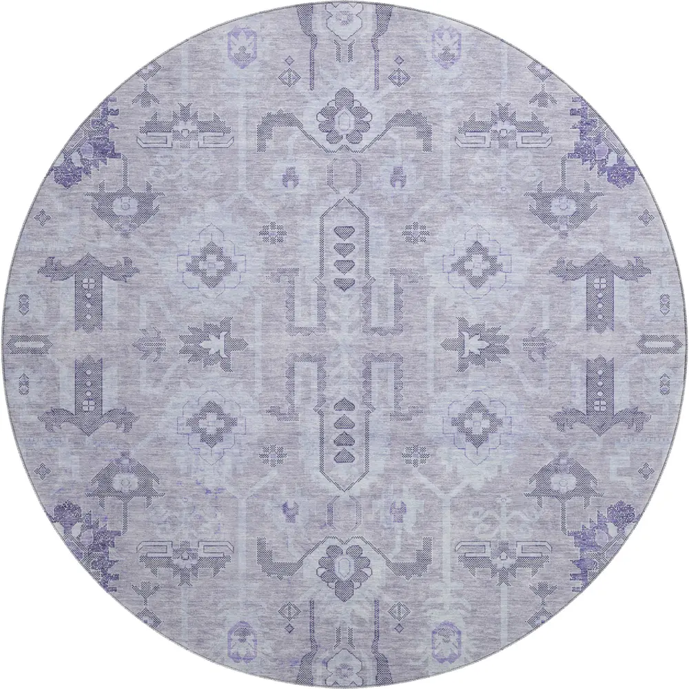 Mayfield AMF697 Lavender 8' x 8' Rug