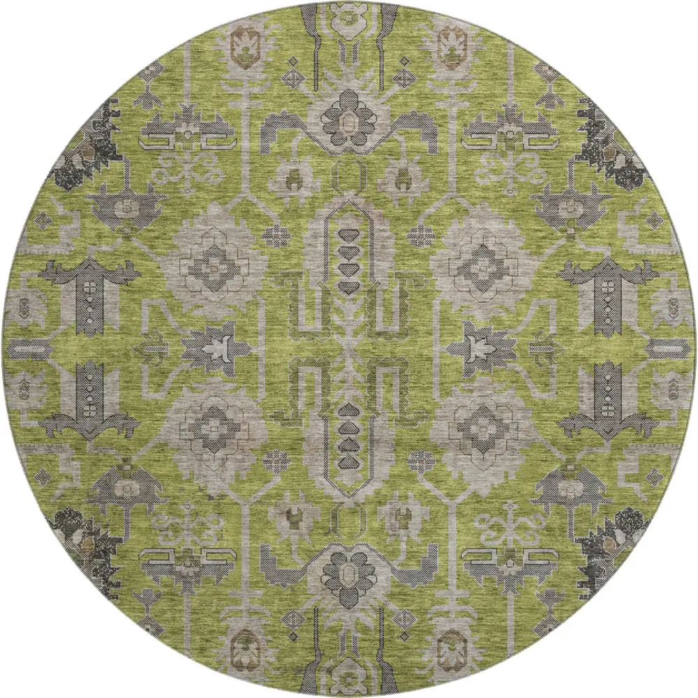Mayfield AMF697 Olive 8' x 8' Rug