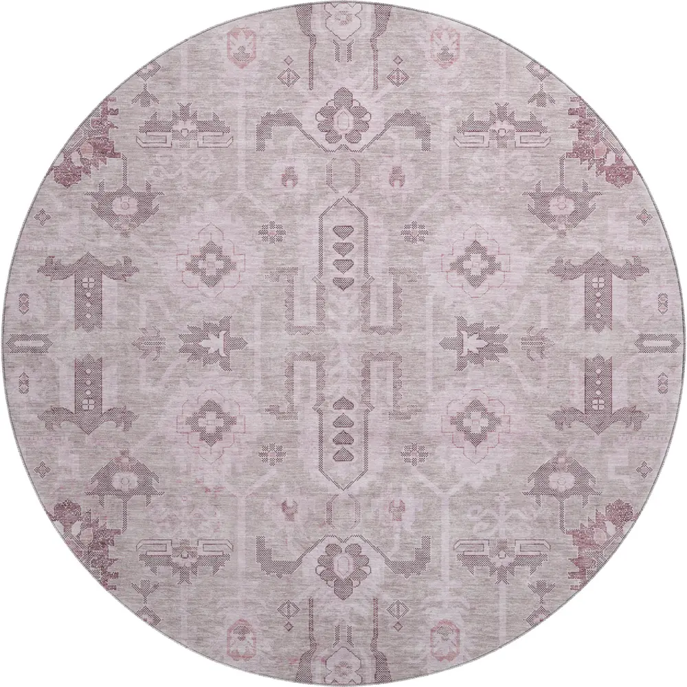 Mayfield AMF697 Pink 8' x 8' Rug