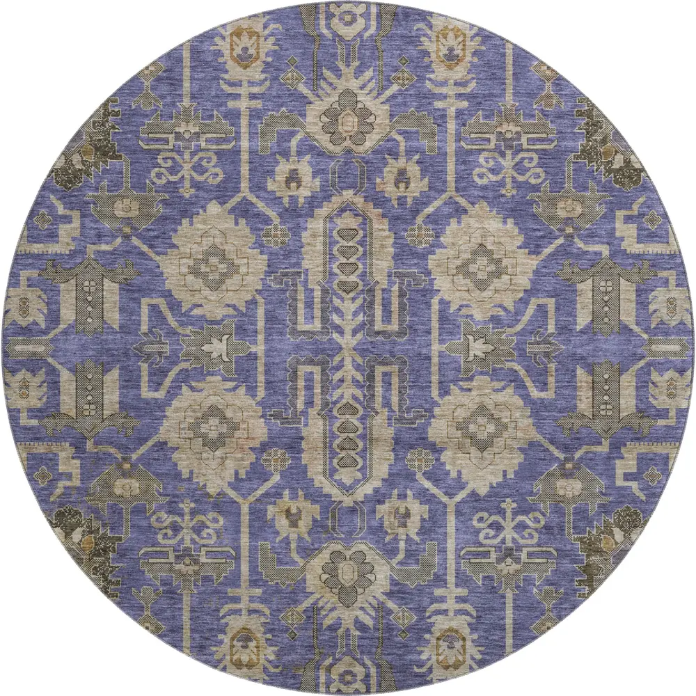 Mayfield AMF697 Purple 8' x 8' Rug