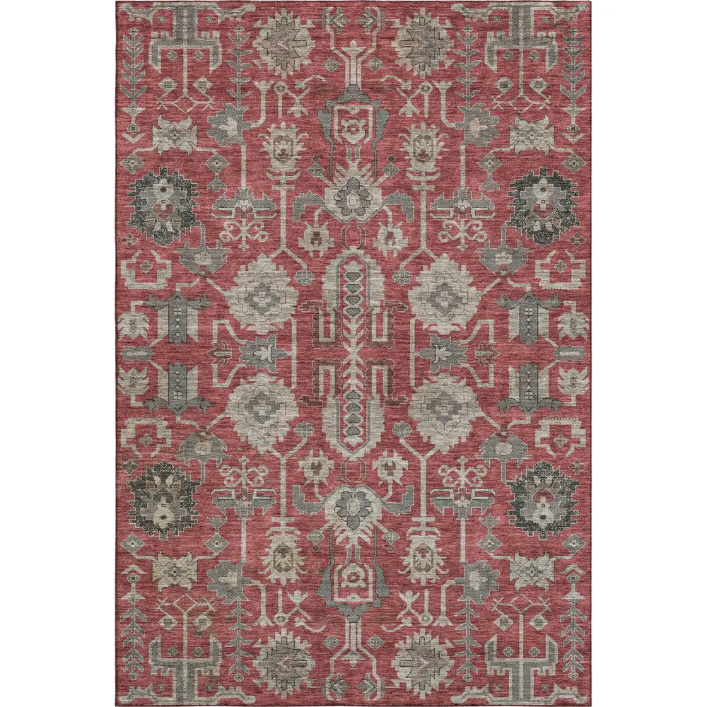 Mayfield AMF697 Red 3' x 5' Rug