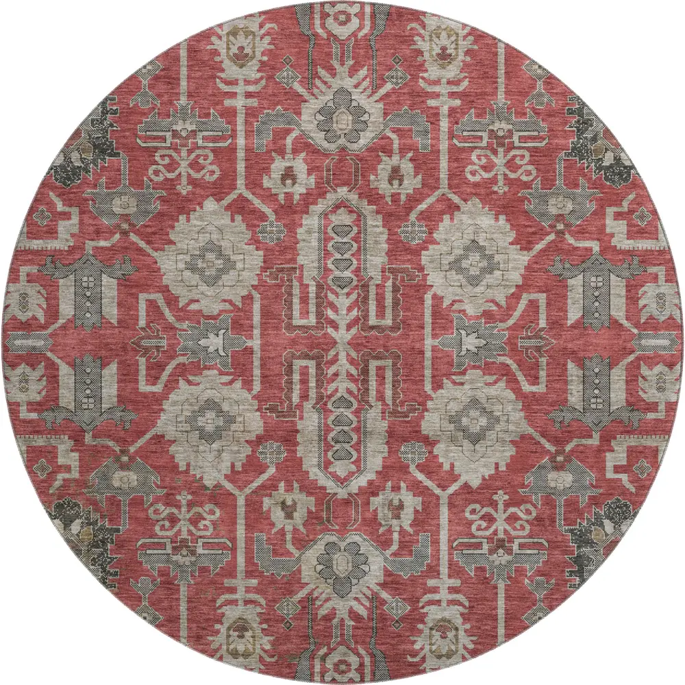Mayfield AMF697 Red 8' x 8' Rug